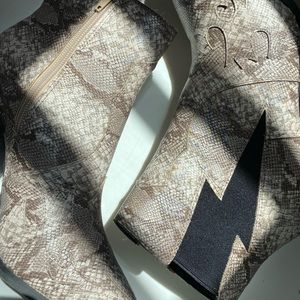 [nasty gal] snakeskin booties
